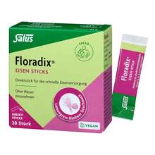 Floradix Eisen Sticks Pulver Salus 20 St