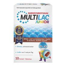 Multilac Synbiotikum Junior Täfelchen 10 St