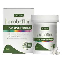 Nupure probaflor Max Spektrum N95 magensaftresistent Kapseln  80 St