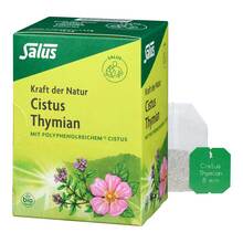 Abbildung: Cistus Thymian Kräutertee bio Salus Filterbeutel Filterbeutel, 15 St PZN 19400618