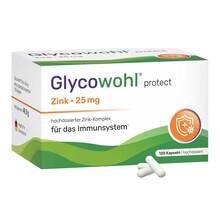 Abbildung: Glycowohl Zink-Komplex 25 mg hochdosierte Kapseln 120 St, Kapseln PZN 19404668 