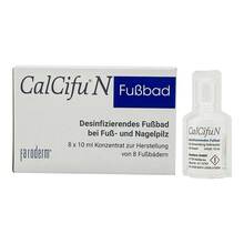 Abbildung: Calcifu N desinfizierendes Fußbad 8X10 ml, Bad PZN 19408258 