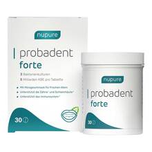 Nupure probadent forte 3 Bakterien Kulturen 5 Mrd. KBE Lutschtabletten 30 St