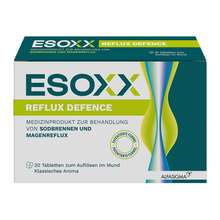 Abbildung: Esoxx Reflux Defence Kautabletten 20 St, Kautabletten PZN 19456286
