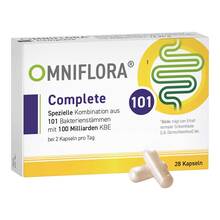 Abbildung: Omniflora Complete 101 Bakterienstämme 100 Mrd.KBE 28 St, Kapseln PZN 19628623 