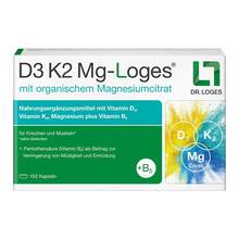 D3 K2 MG-Loges Kapseln 100 St