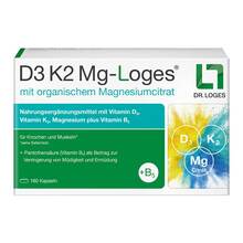 D3 K2 MG-Loges Kapseln 180 St