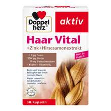 Doppelherz Haar Vital + Zink + Hirse Kapseln 30 St