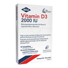 Abbildung: Vitamin D3 2000 I.E. Schmelzfilm 30 St, Schmelzfilm PZN 19823336 
