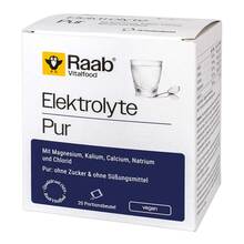 Abbildung: Raab Vitalfood Elektrolyte pur Pulver im Beutel 20 St, Beutel PZN 19906482 