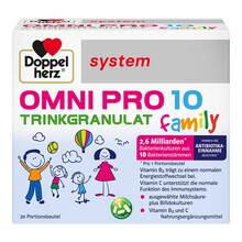 Abbildung: Doppelherz Omni Pro 10 family system Trinkgranulat 20 St, Granulat PZN 19908883 