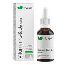 Abbildung: Vitamin K2 & D3 flüssig 22.5 ml, Flüssigkeit zum Einnehmen PZN 19908937 