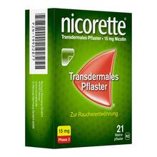 Abbildung: nicorette TX Pflaster 15 mg 21 St, Pflaster transdermal PZN 19922877 