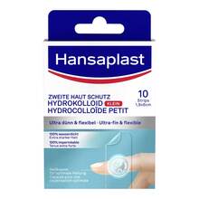 Abbildung: Hansaplast Zweite Haut Schutz Pflaster klein 10 St, Pflaster PZN 19978955 