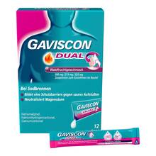 Gaviscon Dual Waldfrucht 500mg / 213mg / 325mg Sue 12x10 ml