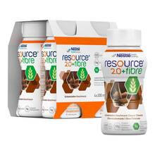 Abbildung: Resource 2.0 + fibre Schokolade 4X200 ml, Flüssigkeit PZN 20042822 