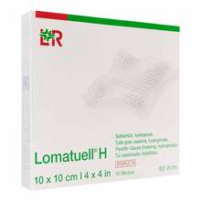 Lomatuell H Salbent&uuml;ll 10x10 cm steril 10 St