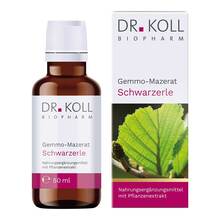 Abbildung: Gemmo-Mazerat Schwarzerle Dr. Koll Alnus glutinosa Tropfen 50 ml, Tropfen PZN 20059863