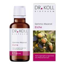 Abbildung: Gemmo-Mazerat Eiche Dr. Koll Quercus pedunculata Tropfen 50 ml, Tropfen PZN 20059952