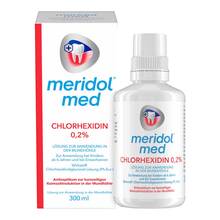 Abbildung: Meridol med Chlorhexidin 0,2% Lösung Anw.Mundhöhle 300 ml, Lösung PZN 20203308 