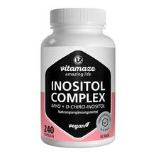 Abbildung: Inositol Komplex Chromium + Vitamin B6 + Folsäure Kapseln  240 St, Kapseln PZN 20228403 