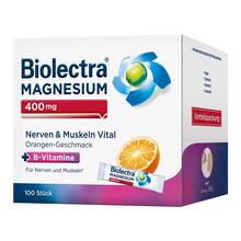 Abbildung: Biolectra Magnesium 400 mg Nerven & Muskeln Vital 100 St, Pellets PZN 20300000 