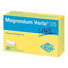 Abbildung: Magnesium Verla 125 Caps 30 St, Kapseln PZN 20520813 