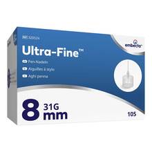 Abbildung: Ultra-Fine Pen-Nadeln 8 mm 105 St, Kanüle PZN 20540017 