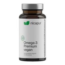 Abbildung: Nicapur Omega-3 Premium vegan Kapseln 60 St, Kapseln PZN 20574737 