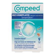 Abbildung: Compeed Multi-Wundpflaster Smartskin groß 9 St, Pflaster PZN 20575576 