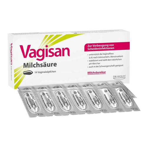 Vagisan Milchs&auml;ure Vaginalz&auml;pfchen - 1