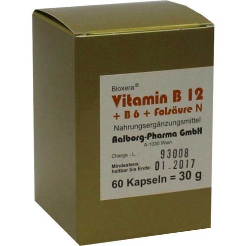 Vitamin B12 + B6 + Fols&auml;ure Komplex N Kapseln - 1