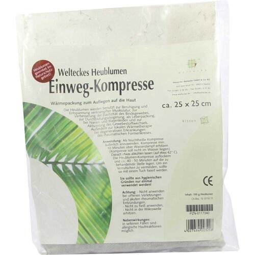 Heublumen Einweg-Kompresse 25x25 cm - 1