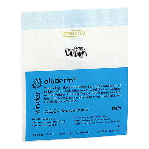 Aluderm Kinder Quickkopfverb - 1