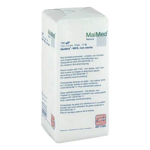 Schlitzkompressen 7,5x7,5cm - 1