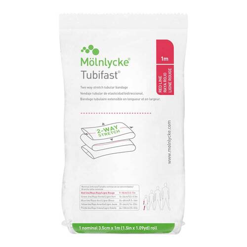 Tubifast 2-Way-Stretch 3,5 cm x 1 m rot - 1