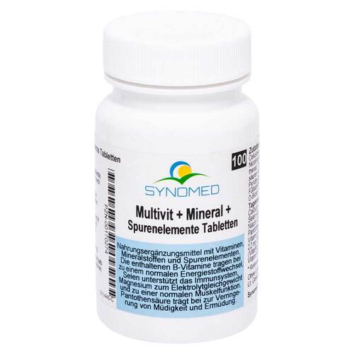 Multivit + Mineral + Spurenelemente Synomed Tabletten - 1