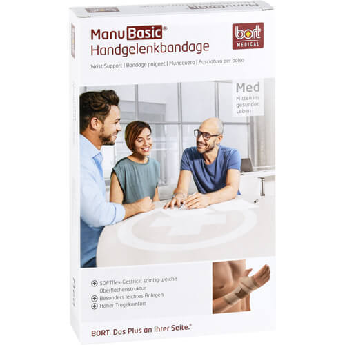 Bort Manubasic Bandage links medium haut - 1