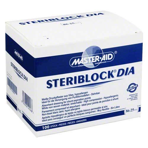 Steriblock Dialyse-Pflaster 86x25mm Master Aid - 1