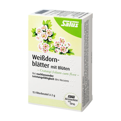 Weissdornbl&auml;tter mit Bl&uuml;ten Arzneitee bio Salus - 3
