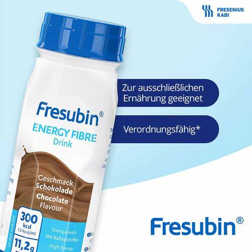 Fresubin Energy Fibre Drink Mischkarton Trinkflasche - 3