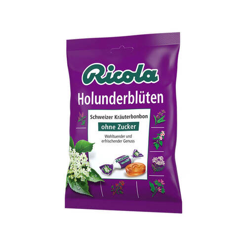 Ricola ohne Zucker Holunderbl&uuml;ten Bonbons - 1