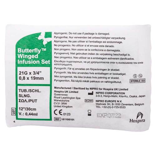 Butterfly Infusionszubeh&ouml;r 21 G - 2