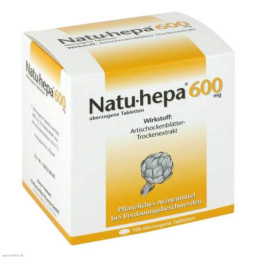 Natu Hepa 600 mg &uuml;berzogene Tabletten - 1