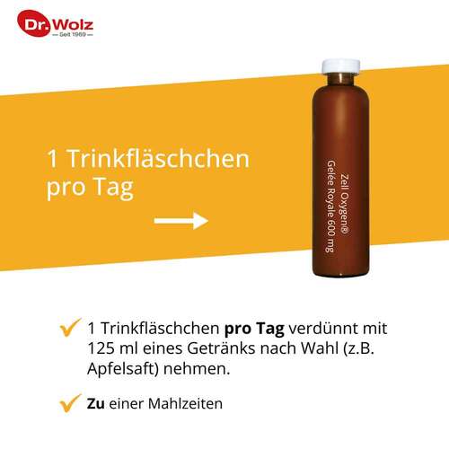 Zell Oxygen + Gelee Royale 600 mg Trinkampullen - 6