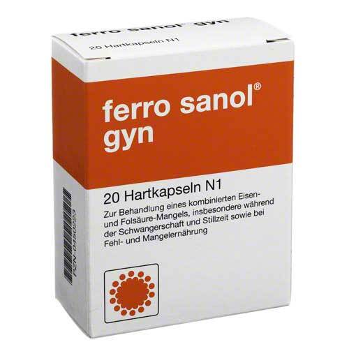 Ferro Sanol gyn Hartkapseln mit magensaftresistent &uuml;berzogene Pellets - 1