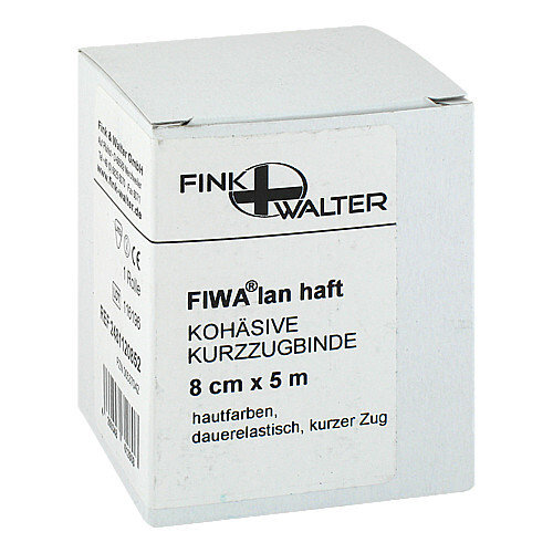 Kompressions Binde 8cmx5m koh&auml;siv mit kurzem Zug - 1