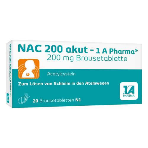NAC 200 akut 1A Pharma Brausetabletten - 1