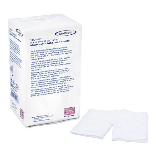 Schlitzkompressen 5x5cm 8fac - 1