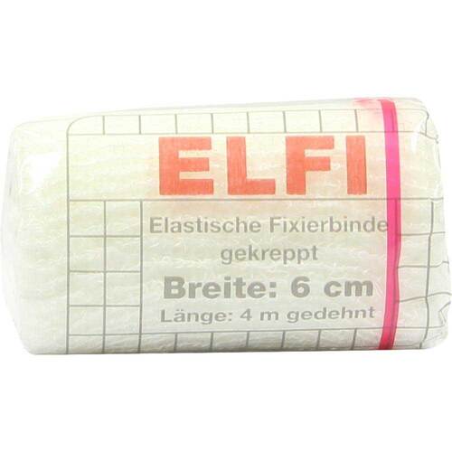 Dracoelfi elastisch Fixierbinde 6cmx4m gekreppt cello - 1